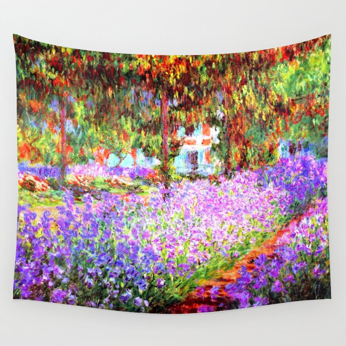 Monets Garden In Giverny Wall Tapestry