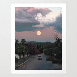 Lonely Road Art Print