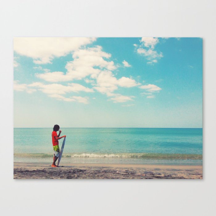 The Skimboarder Canvas Print