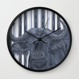African buffalo  Wall Clock