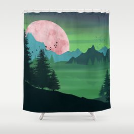 The Emerald Lake Shower Curtain