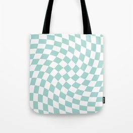 Trippy Swirl // Turquoise Tote Bag