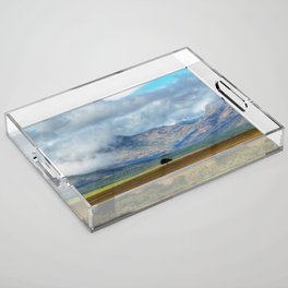 South Africa Photography - A Small Tree Surrounded By Big Landscape  Acrylic Tray
