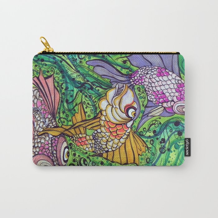 Three Little Fish Carry-All Pouch