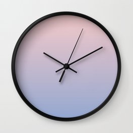 Rose Quartz + Serenity Gradient Wall Clock