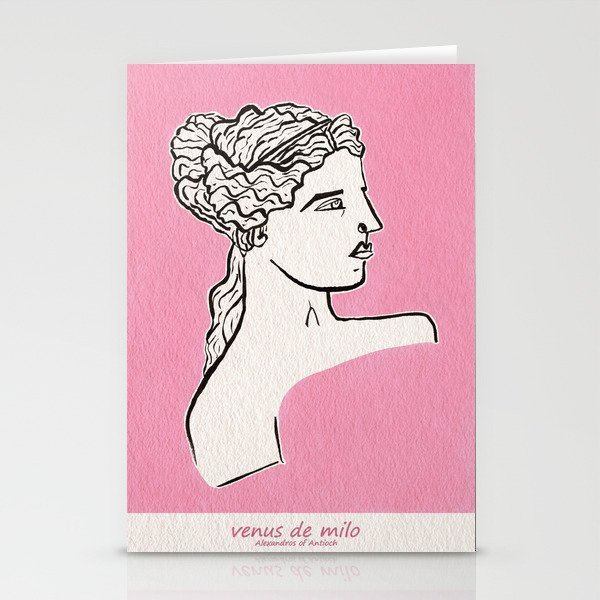Venus de Milo statue Stationery Cards