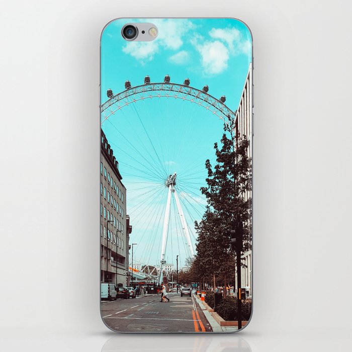 Great Britain Photography - The London Eye In Down Town London iPhone Skin