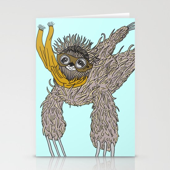 Impulsive Sloth Stationery Cards