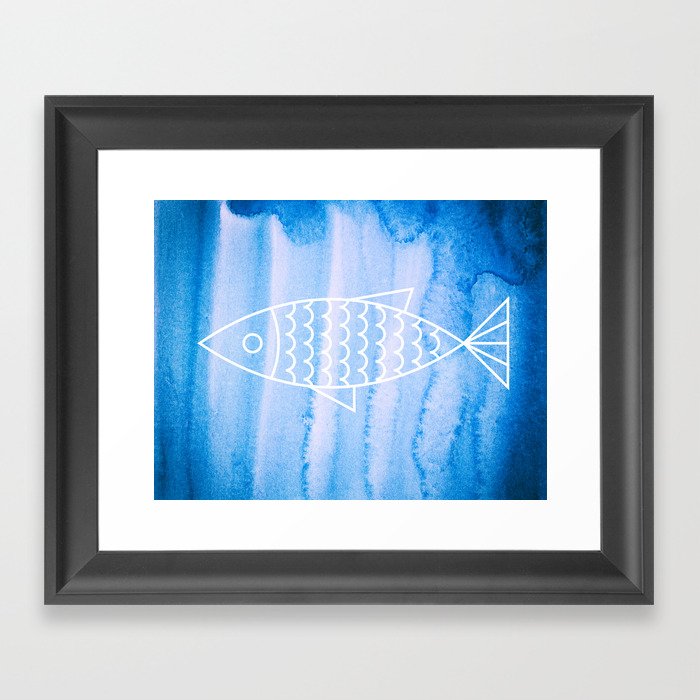 FISH Framed Art Print