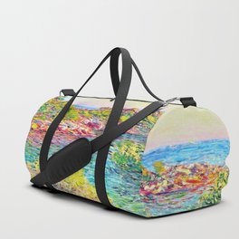 Claude Monet - Landscape Near Montecarlo Duffle Bag