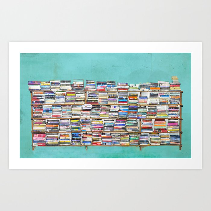 Bookshelf in Vietnam Art Print