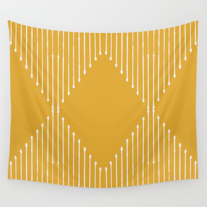 Geo (Yellow) Wall Tapestry