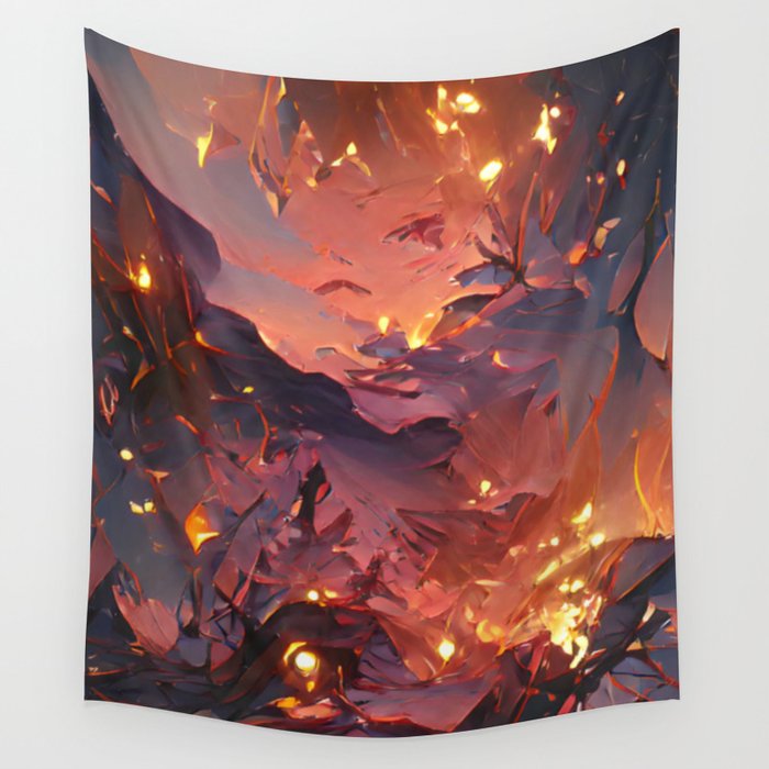 Embers Wall Tapestry