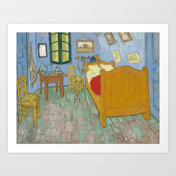 Bedroom in Arles Art Print
