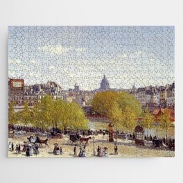 Claude Monet - Quai du Louvre Jigsaw Puzzle