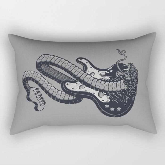 Snakeuitar Rectangular Pillow