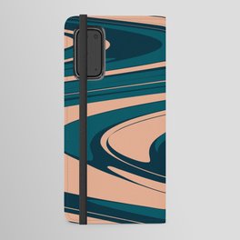 Abstraction_LIQUID_STREAM_RIVER_FLOW_WATER_POP_ART_0721B Android Wallet Case