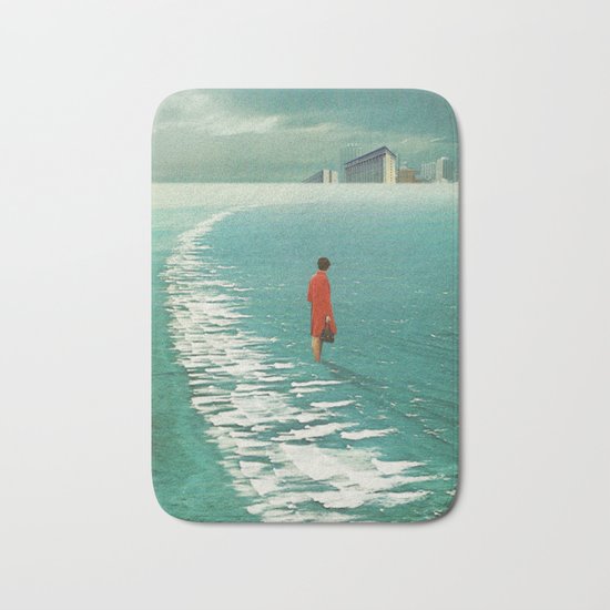 Waiting For The Cities To Fade Out Bath Mat