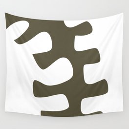 Abstract minimal plant color block 29 Wall Tapestry