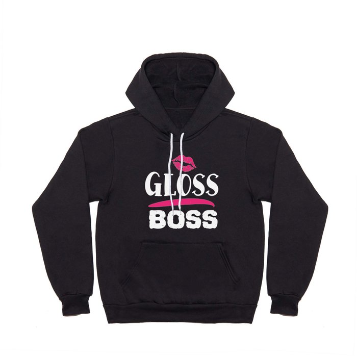 Gloss Boss Pretty Beauty Slogan Hoody