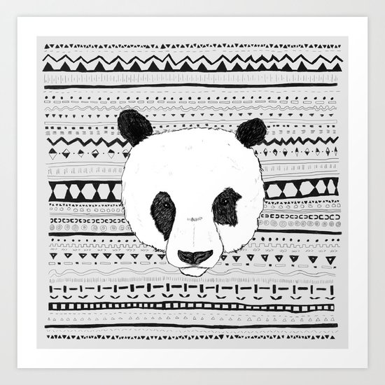 PANDA PATT! Art Print