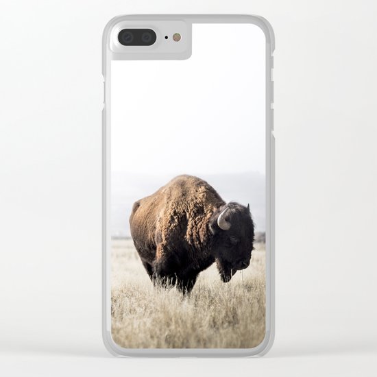 Bison stance Clear iPhone Case