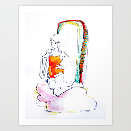 Who me? Art Print