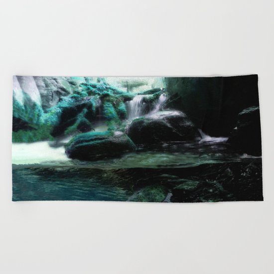 The Tourmaline Showers of the Underground Cavern Beach Towel