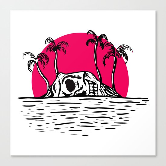 Skull Island Canvas Print
