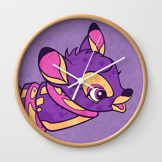 Bambi Venison Wall Clock