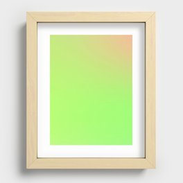 73 Gradient Aura Ombre 220414 Valourine Digital  Recessed Framed Print