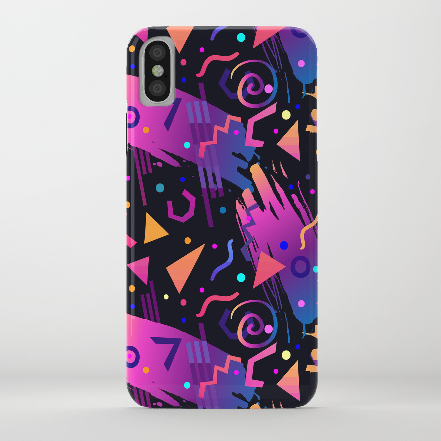 Retro Vintage 80s Or 90s Fashion Style Abstract Pattern Iphone