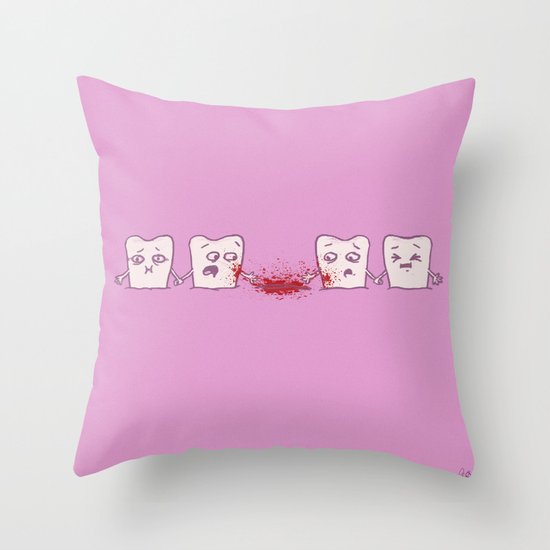 Red Rover, Game Over Throw Pillow