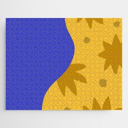 Patterned simple color shape 3 Jigsaw Puzzle
