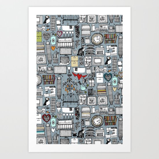 love and stuff Art Print