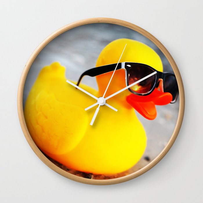 Beach Duck Wall Clock