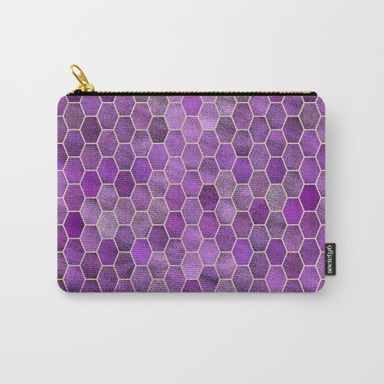 Glitter Tiles V Carry-All Pouch