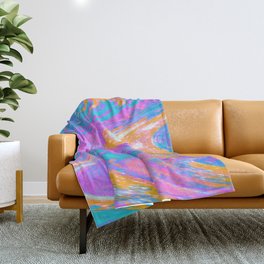 Color Wave Throw Blanket