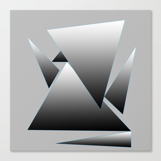 Triangle family Canvas Print