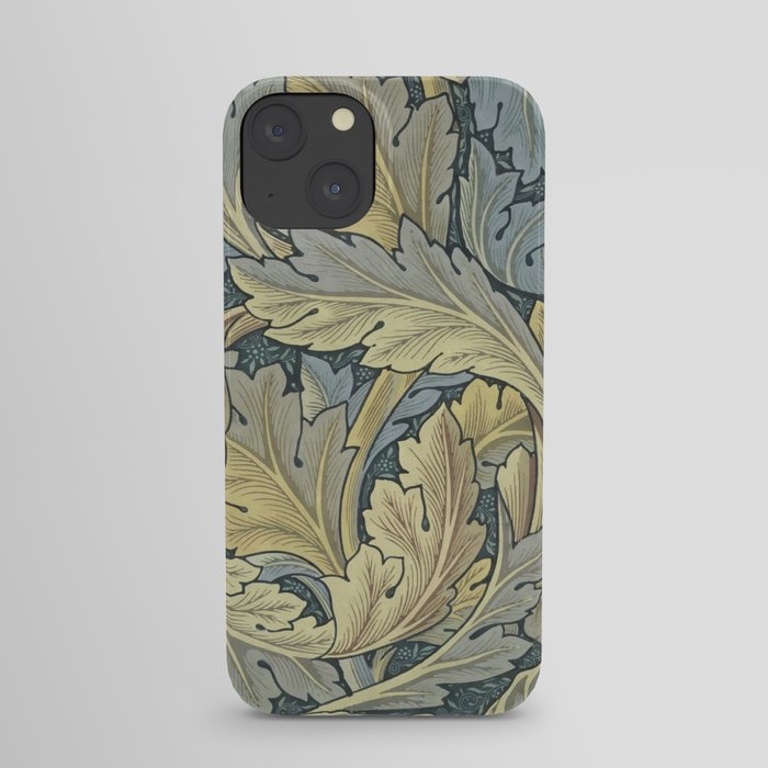 William Morris Acanthus Leaves Floral Art Nouveau iPhone Case