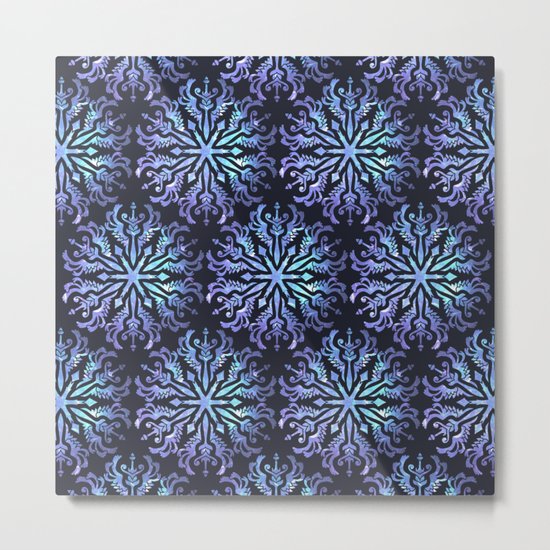 Aura Guidance Mandala Pattern Metal Print