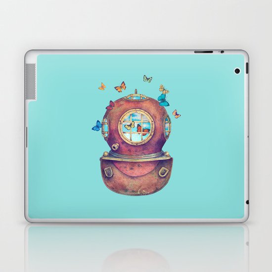 Inner Space - colour option Laptop & iPad Skin