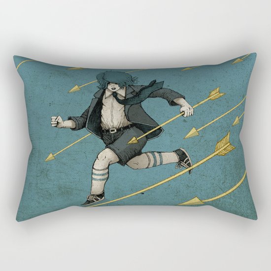 Run. Rectangular Pillow