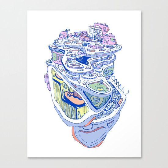 Staircase Canvas Print