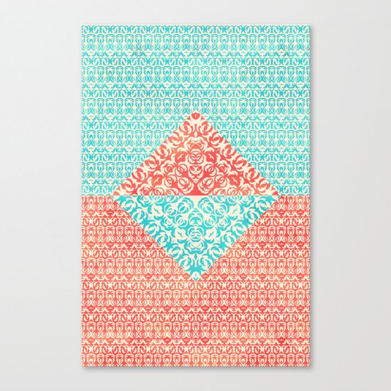 Retro Optical Fantasia Canvas Print