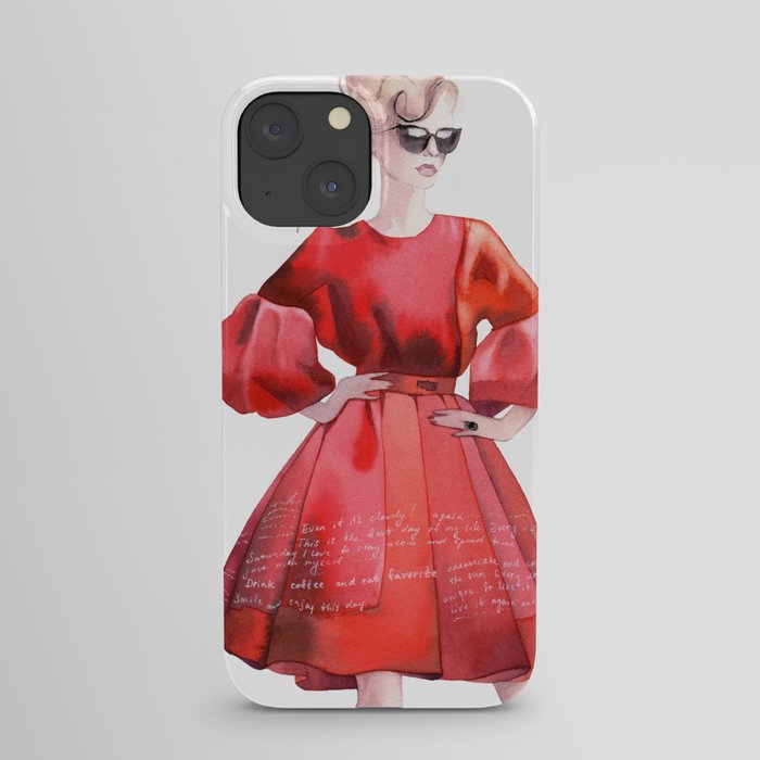 Red Dress iPhone Case