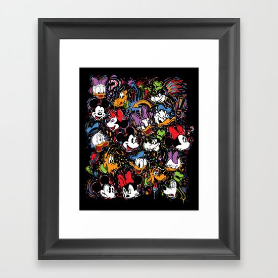 Emotion Explosion Framed Art Print