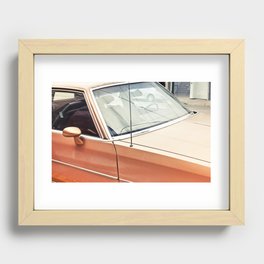 Vintage Car Recessed Framed Print