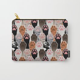 Many Cat Paws Pattern Carry-All Pouch