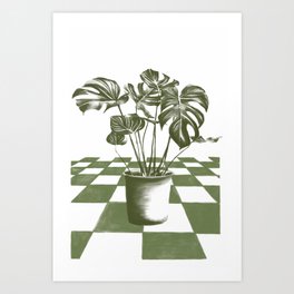 Monstera III Art Print